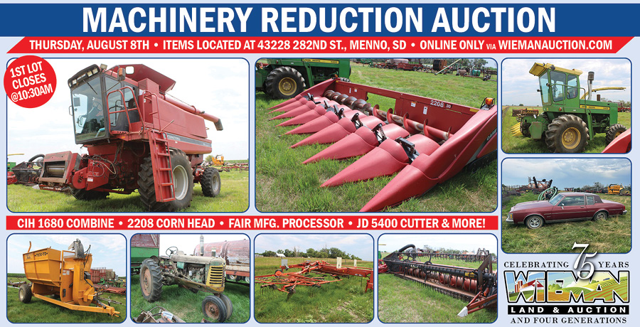 Mehlhaf Machinery Reduction Auction